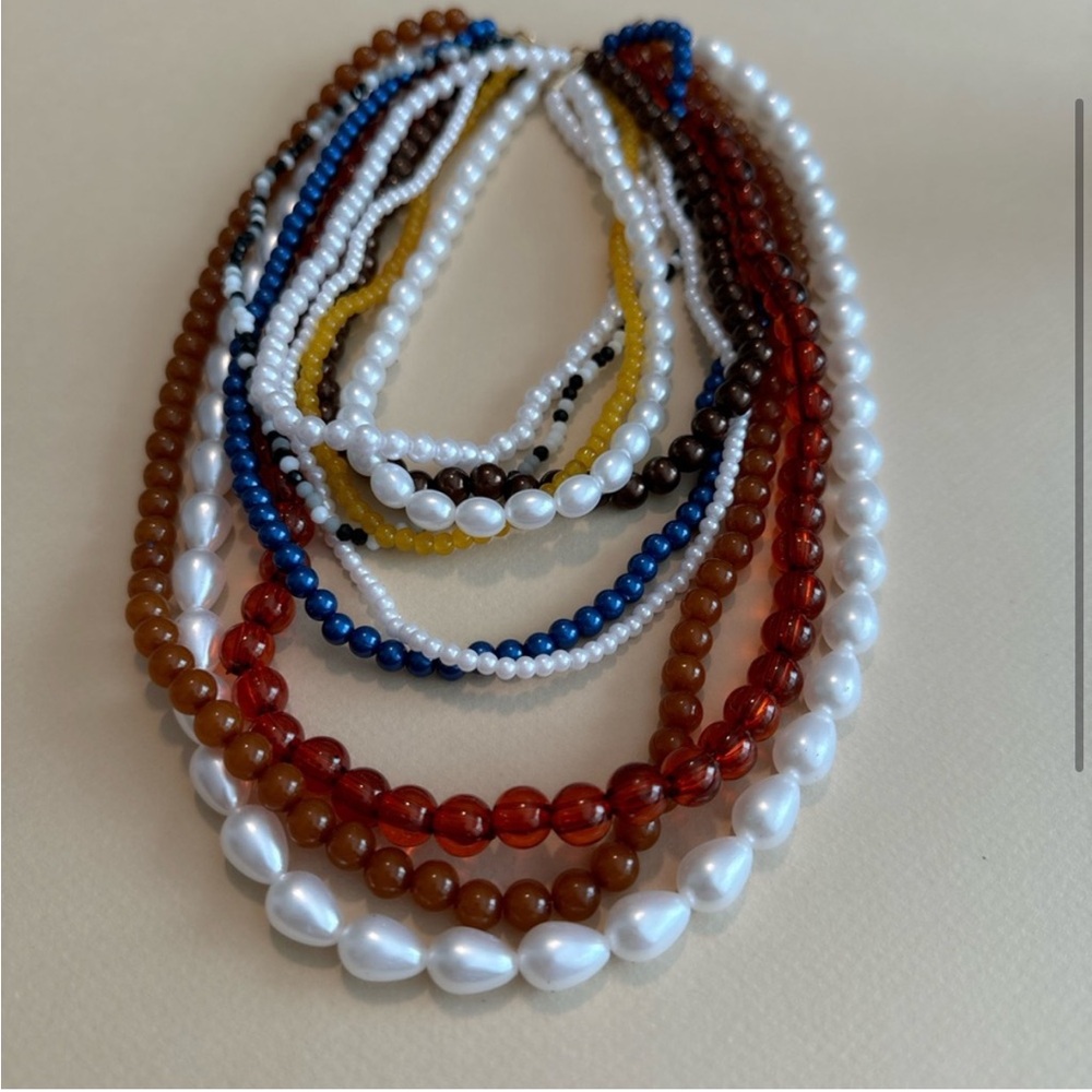 Vintage boho necklace #1291